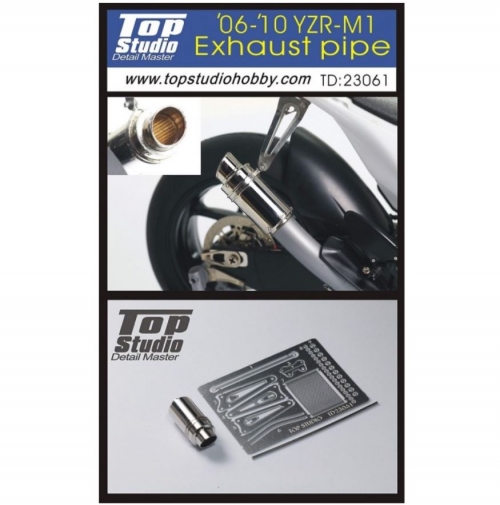 TD23061 1/12 06' - 10' YZR-M1 Exhaust Pipe Top Studio