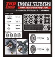 TD23032 1/20 F1 Brake Set 2 Top Studio