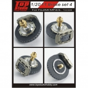 TD23089 1/20 F1 Brake Set 4 Top Studio