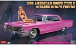 52232 1/24 SP432 1966 American Coupe Type C w/Blond Girls Figure Hasegawa