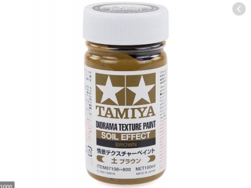 87108 Diorama Texture : Soil Effect - Brown Tamiya