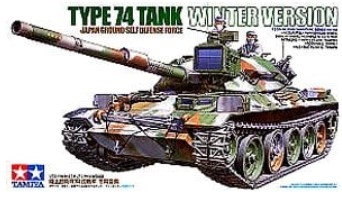 [주문시 바로 입고] 35168 1/35 JGSDF Type 74 Tank Winter Version Tamiya