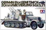 35050 1/35 German 8ton Semitrack 20mm Flakvierling Sd.kfz.7/1 Tamiya