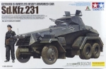 37024 1/35 German 6-Wheeled Heavy Armored Car Sd.Kfz.231 w/Metal Gun Barrel Tamiya