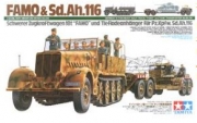[사전 예약] 35246 1/35 German 18ton Heavy Half-Track Famo & Tank Transporter Sd.Ah.116  Tamiya