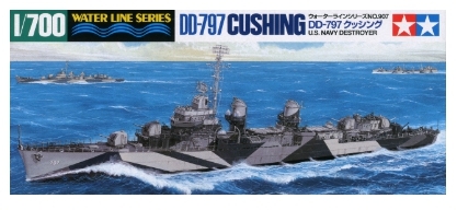 31907 1/700 DD-797 USS Cushing Tamiya