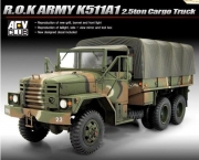 13293  1/35 ROK Army K511A1 2.5ton Cargo Truck  Academy