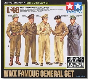 [주문시 바로 입고] 32557 1/48 WWII Famous General Set Tamiya