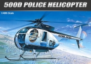 12249 1/48 Hughes 500D Police Helicopter