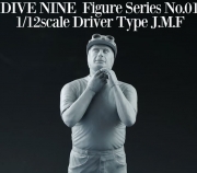 R012-0008 1/12 Driver Figure Type M.J.F Divenine MFH