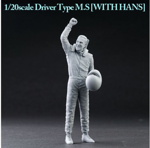 [사전 예약] R020-0004 1/20 Driver Figure Type M.S (with Hans) Divenine MFH