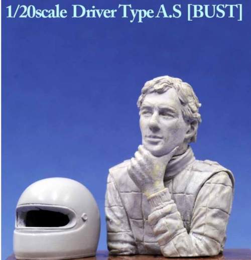 R020-0005 1/20 Driver Figure Type A.S Bust Divenine MFH