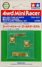 15237 1/32 Super X Chassis Gold Plated Terminal  Tamiya