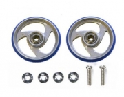 15251 1/32 19mm Aluminum Rollers w/Plastic Ring Tamiya