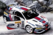 Tk24/78 1/24 Ford Focus WRC Martini 2e Monte Carlo 2001 + Resing Spoiler for Tamiya