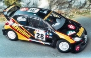 Tk24/84 1/24 Peugeot 206 WRC "Texaco-Havoline" Papadimitriou au Portugal 2001