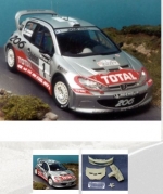 RTk24/120 1/24 Peugeot 206 WRC Evo RAC 2001 - Monte Carlo 2002