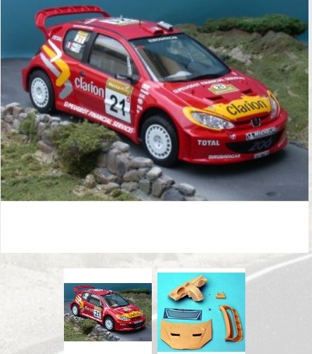 Tk24/155 Peugeot 206 WRC \\\\\\\"Clarion\\\\\\\" PANIZZI TURQUIE 2003