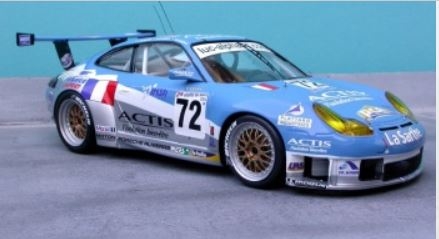 Tk24/185 Porsche 911 GT3 RS Alphand #72 16th LM 2004 for Tamiya conversion kit