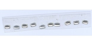 PCR4 10 pastilles de phares rectangulaires 4 x2.5mm