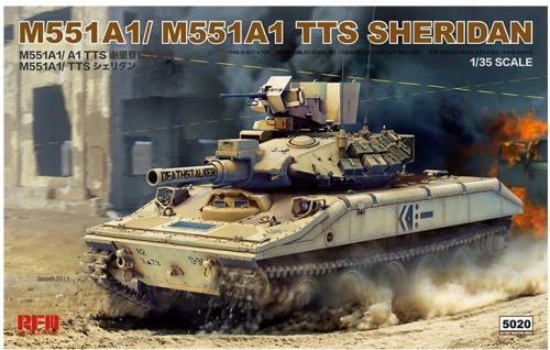 [주문시 바로 입고] RM5020 1/35 US M551A1/M551A1 TTS Sheridan (2 in1)