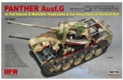 [주문시 바로 입고] RM5019 1/35 Panther Ausf.G w/Full Interior & Workable Tracks & Cut away Parts of Turret & Hull