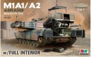 [주문시 바로 입고] RM5007 1/35 M1A1/A2 Abrams w/Full Interior & Workable Tracks 2 in 1
