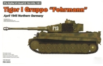 [주문시 바로 입고] RM5005 1/35 Tiger I Gruppe 'Fehrmann' April 1945 Northern Germany