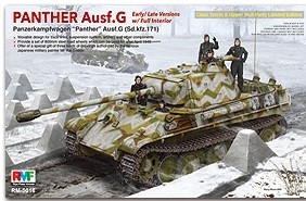 RM5016 1/35 German Sd.Kfz.171 Panther Ausf.G Early/Late Ver. w/Full Interior