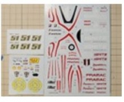 [사전 예약 ~3/30일] KWD-13GPPM 1/12 2013 GP13 #11/#27/#51 Trans Kit Spare Silk Screen Decal K's Workshop