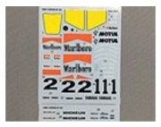 KWD-90YZRM 1/12 '90 YZR500 #1/#2 Spare Silk Screen Decal K's Workshop