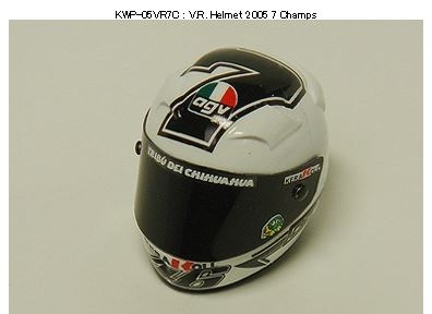 KWP-05VR7C 1/12 2005 V.R. Helmet \"7 Champs\" Resin & Decal K\'s Workshop