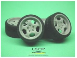 24W011S 1/24 BMW Original Styling 23 17\'\' with stance tires USCP