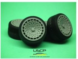 24W057S 1/24 Mtechnica Turbo 17'' with stance tires USCP