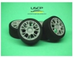 24W059T 1/24 BBS CK 18\'\' with tires USCP