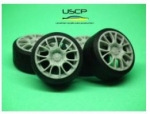 24W059S 1/24 BBS CK 18\'\' with stance tires USCP