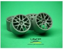 24W060 1/24 BBS R-GT wheels 18\'\' USCP