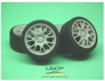 24W065T 1/24 BBS CH 18\'\' with tires USCP