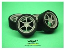 24W070T 1/24 HRE 446r 19\'\' with tires USCP