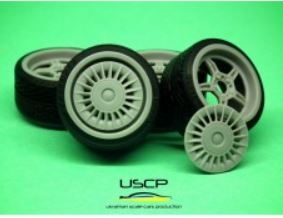 24W090S 1/24 BMW Original Styling 35 16\'\' with stance tires USCP