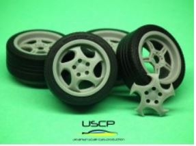 24W010T 1/24 BMW Original Styling 21 17\'\' with tires USCP