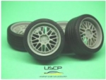 24W094T 1/24 BBS LM 18\'\' with tires USCP