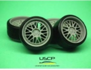 24W094S 1/24 BBS LM 18'' with stance tires USCP