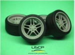 24W014T 1/24 BMW Original Styling 37 18\'\' with tires USCP