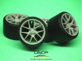 24W096T 1/24 HRE P101 Center Lock 20\'\' with tires USCP