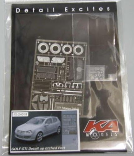 KE-24018 1/24 GOLF GTI DETAIL-UP ETCHED PARTS