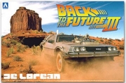 01187 1/24 Back to the Future Part III DeLorean No.10 Aoshima