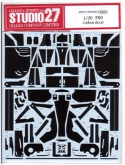 ST27- CD20004 1/20 F60 Carbon decal for TAMIYA STUDIO27 【Carbon Decals】