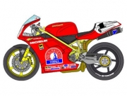 D155 1/12 Ducati 916'95 Carl Fogarty Decal [D155]