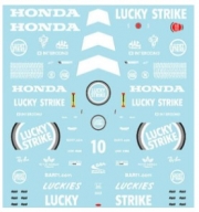 D247 1/43 BAR006 Test specification decal [D247]